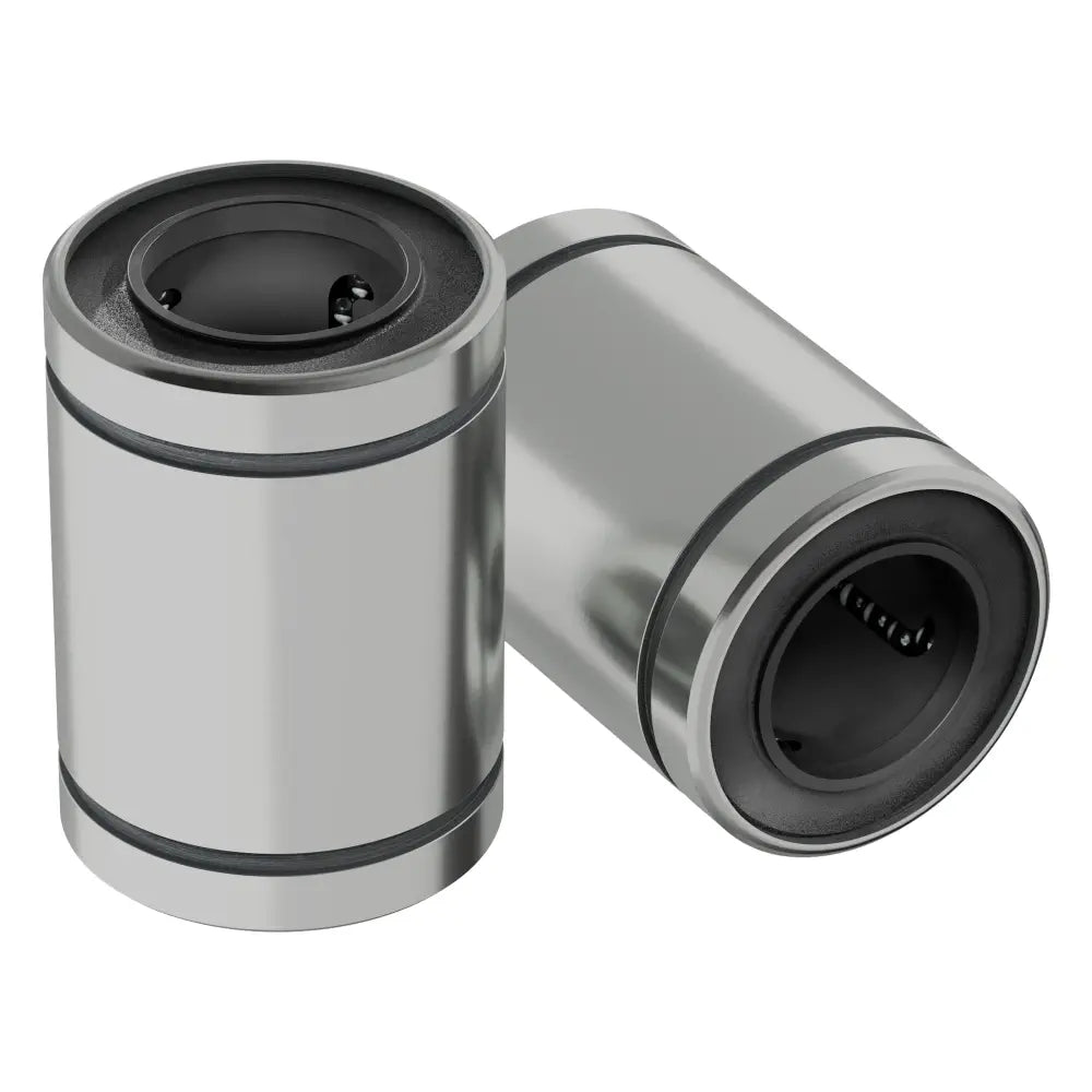 ServoCity 12mm ID Linear Ball Bearing (21mm OD, 30mm Length) - 2 Pack