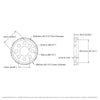 ServoCity 2302 Series, MOD 0.8, Hub Mount Gear (14mm Bore, 48 Tooth)