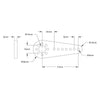 ServoCity Plastic Hub-Mount Control Arm (72mm Length)