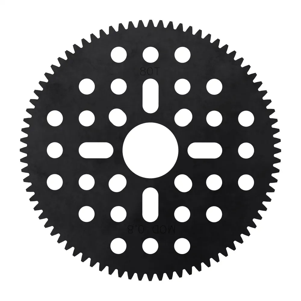 ServoCity 80 Tooth Hub-Mount Gear (MOD 0.8, 4mm Thick Acetal)