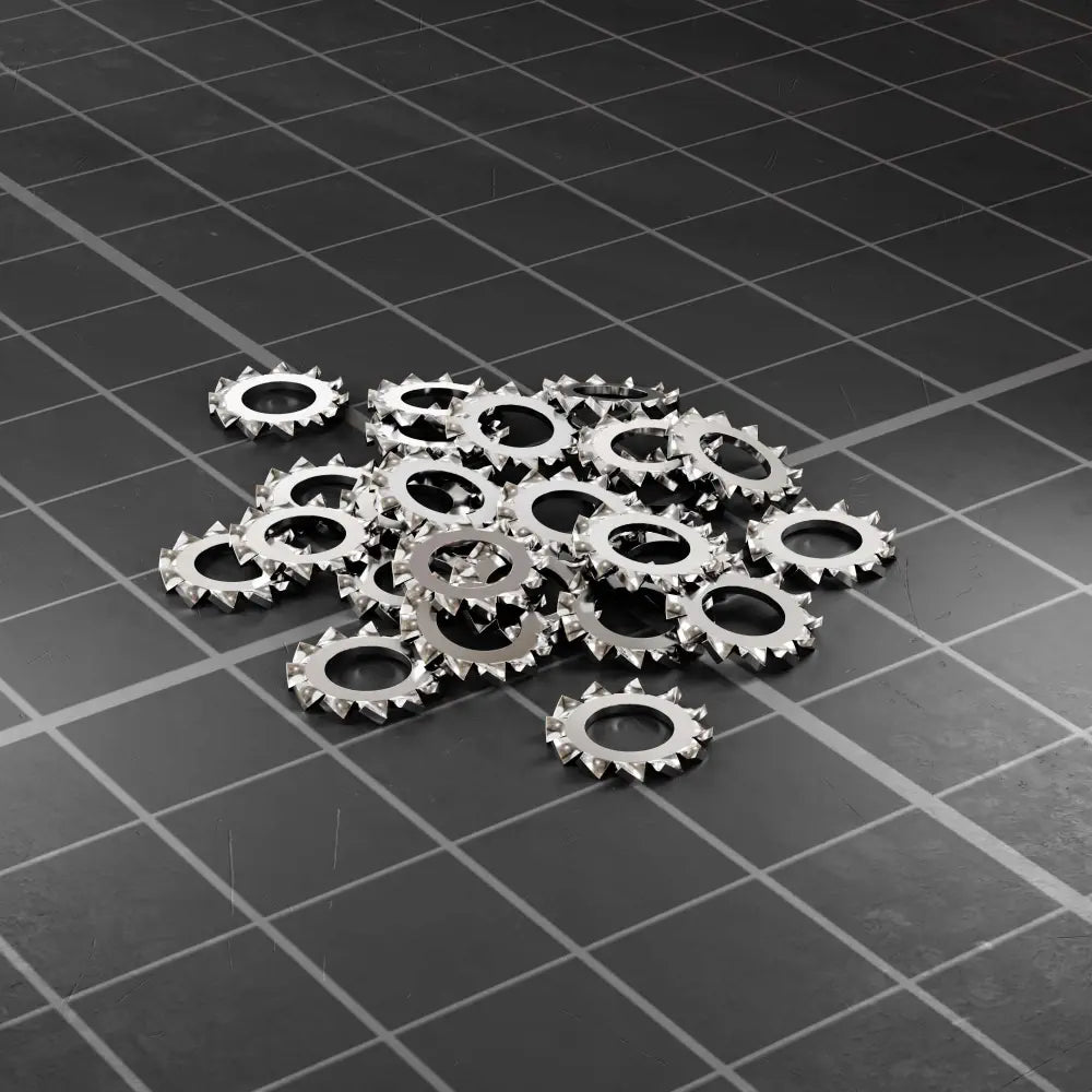 ServoCity 2810 Series External - Tooth Lock Washer (4mm ID x 8mm OD) - 25pk