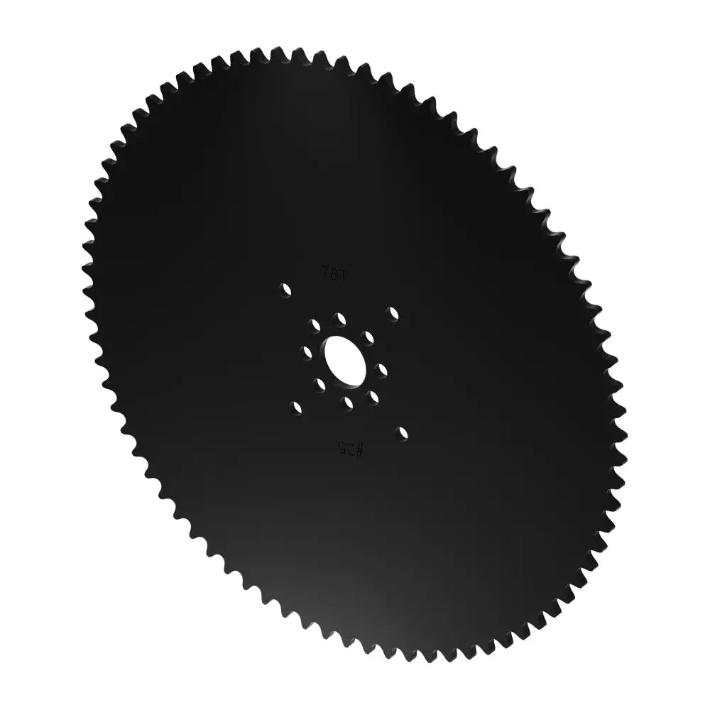 ServoCity #25 Pitch Acetal Hub-Mount Sprocket (14mm Bore, 78 Tooth)