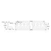 ServoCity 1103 Series L-Beam (15 Hole, 120mm Length) - 2 Pack