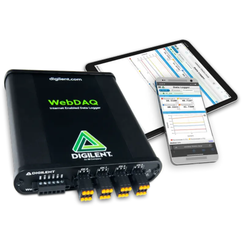 WebDAQ 504 Internet Enabled Vib/Acc Data Log; Digilent Build