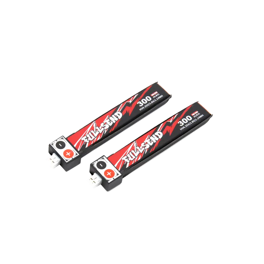 iFlight Fullsend 1S HV 300mAh 40C Lipo Batteray-PH2.0 (5pcs/Pack)