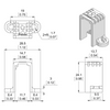 Pololu Mini Plastic Gearmotor Bracket Pair - Tall