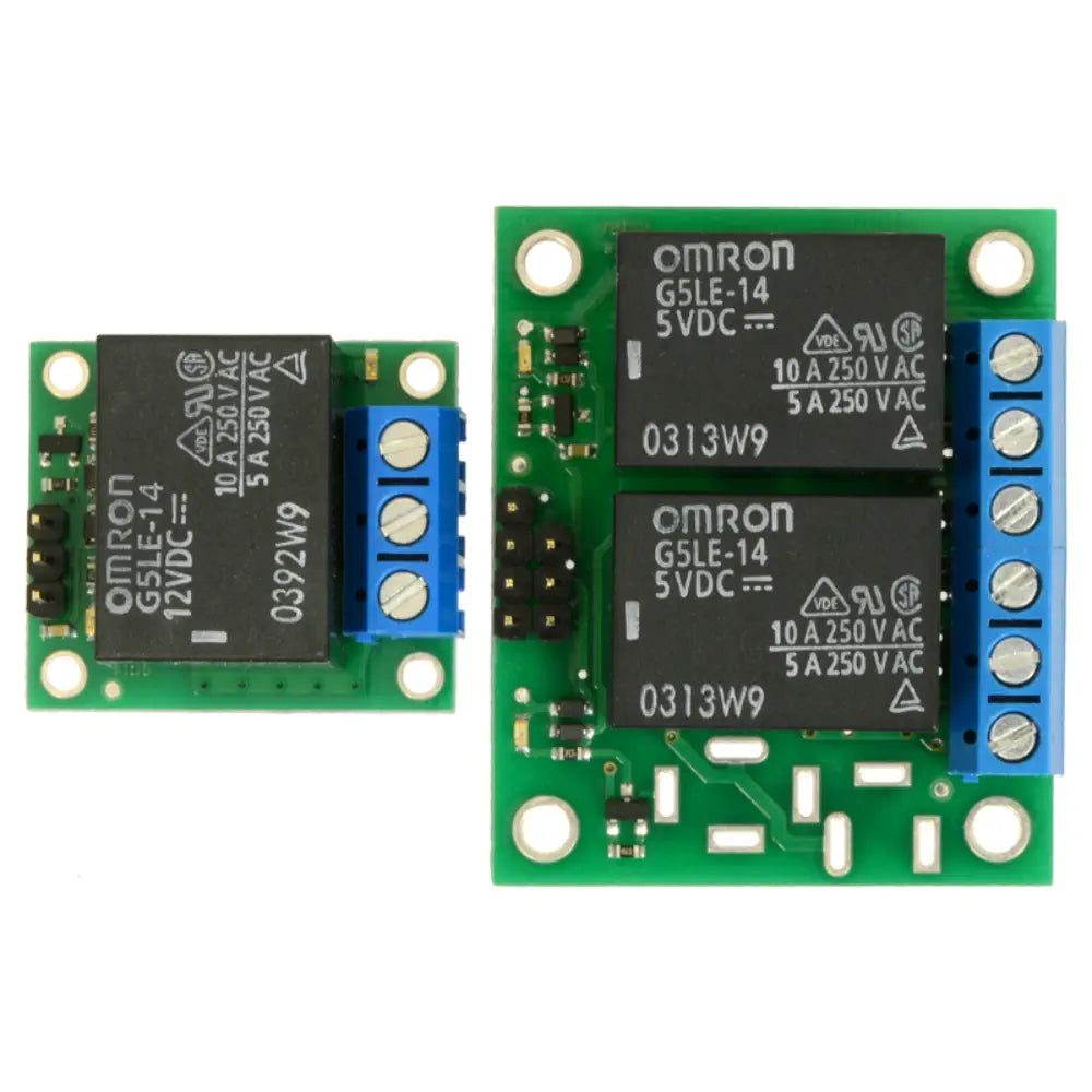 Pololu Basic 2-Channel SPDT Relay Carrier w/ 5VDC Relays (Partial Kit)