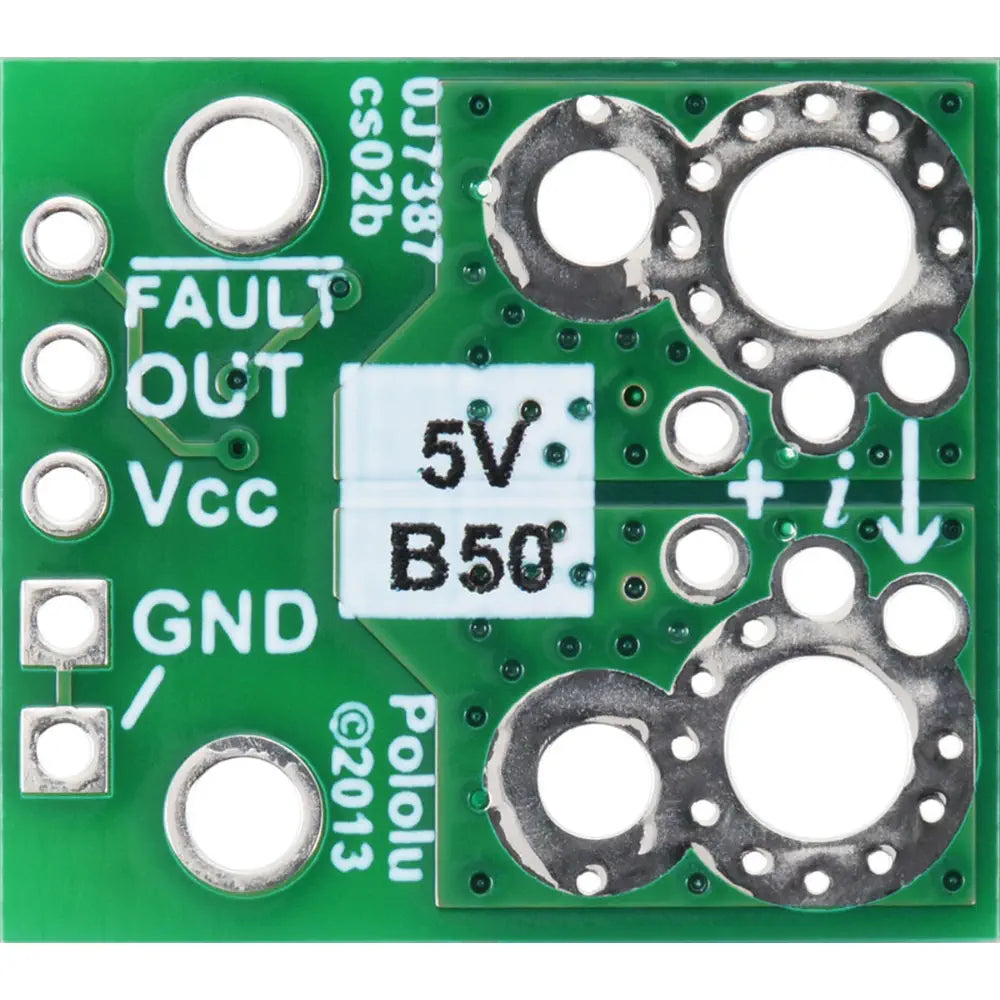 Pololu ACS71240KEXBLT-050B5 Current Sensor Carrier -50A to +50A, 5V