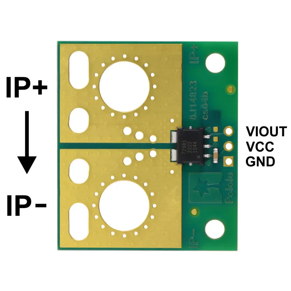 Pololu ACS72981LLRATR-100U5 Current Sensor Large Carrier 0A to 100A, 5V
