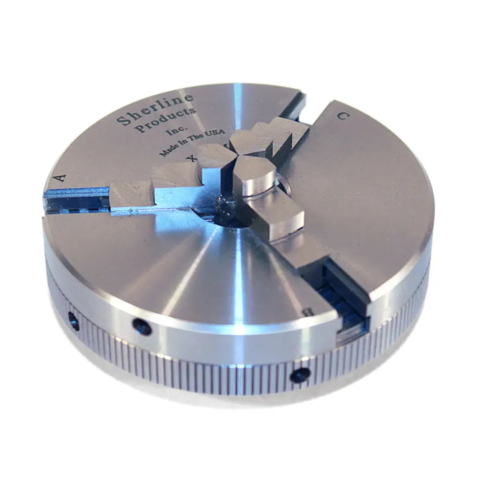 Sherline 3.1" 3-Jaw Self-Centering Chuck (ER16 - M22 x 1.5)