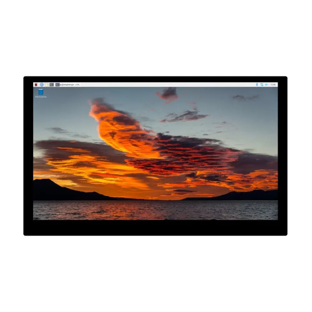 Waveshare 15.6" QLED Display, 1920 × 1080, Optical Bonding IPS Toughened Glass Panel, 100% SRGB Touch Screen (UK)