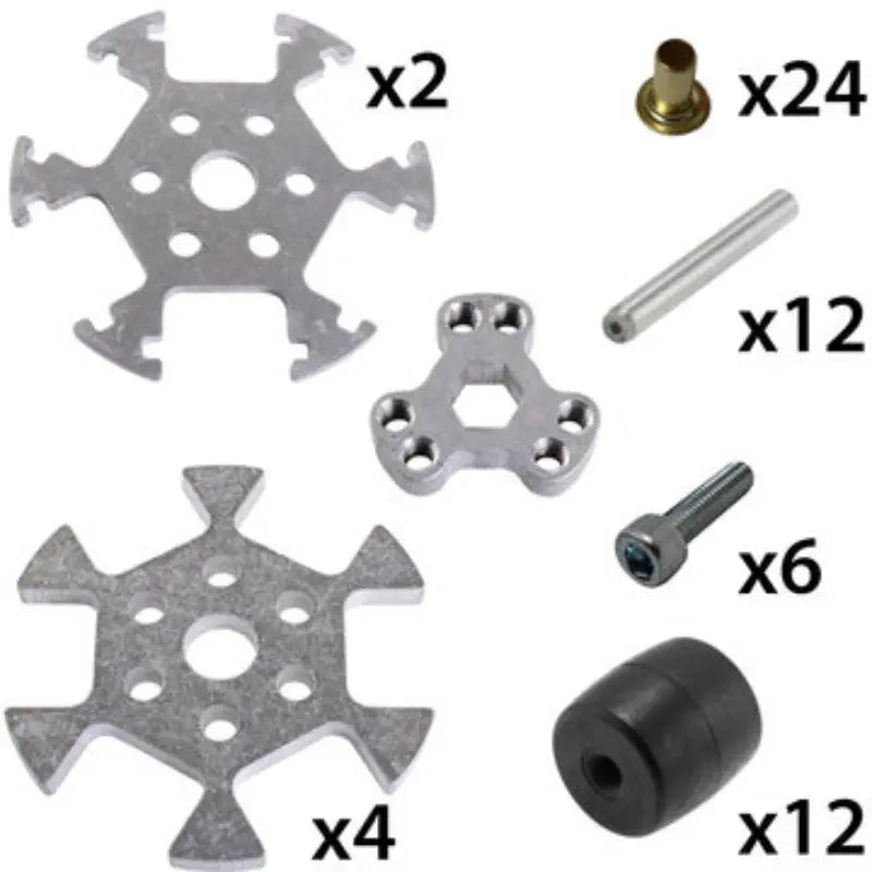 AndyMark 3in. Dualie Omni Wheel w/ 3/8 Hex Bore