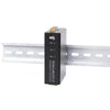 Waveshare Rail-Mount SX1262 LoRa Data Transfer Unit, RS232/RS485/RS422 to LoRa (EU Power Supply + Serial Cable)