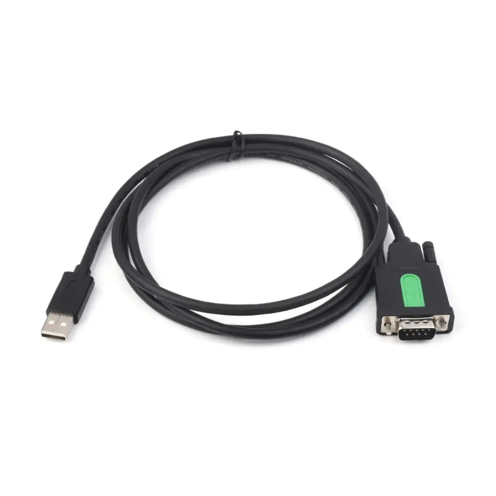 Waveshare Industrial USB to RS232 Serial Adapter Cable, USB Type A to DB9 Female Port, FT232RL Chip, 1.5m Length