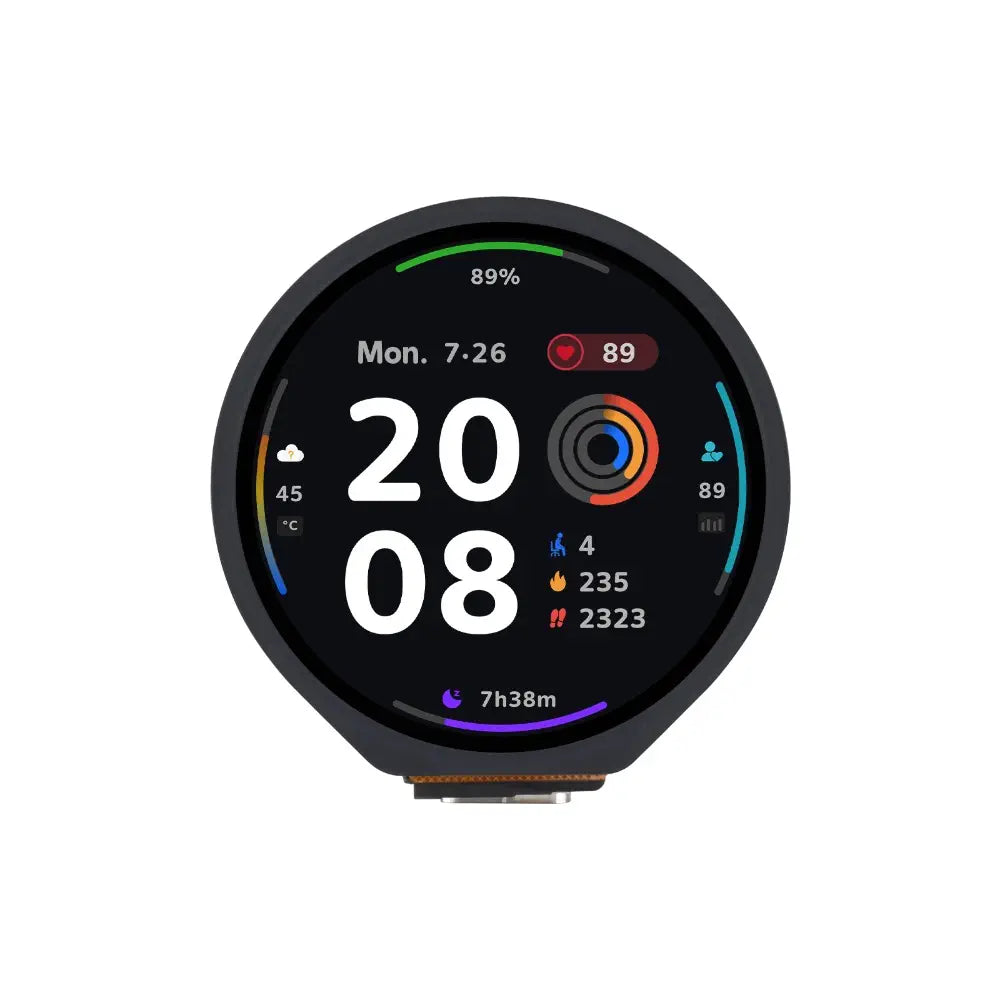 Waveshare ESP32-S3 Development Board w/ 1.28" Round Touch LCD, Compact Size, Accelerometer & Gyroscope