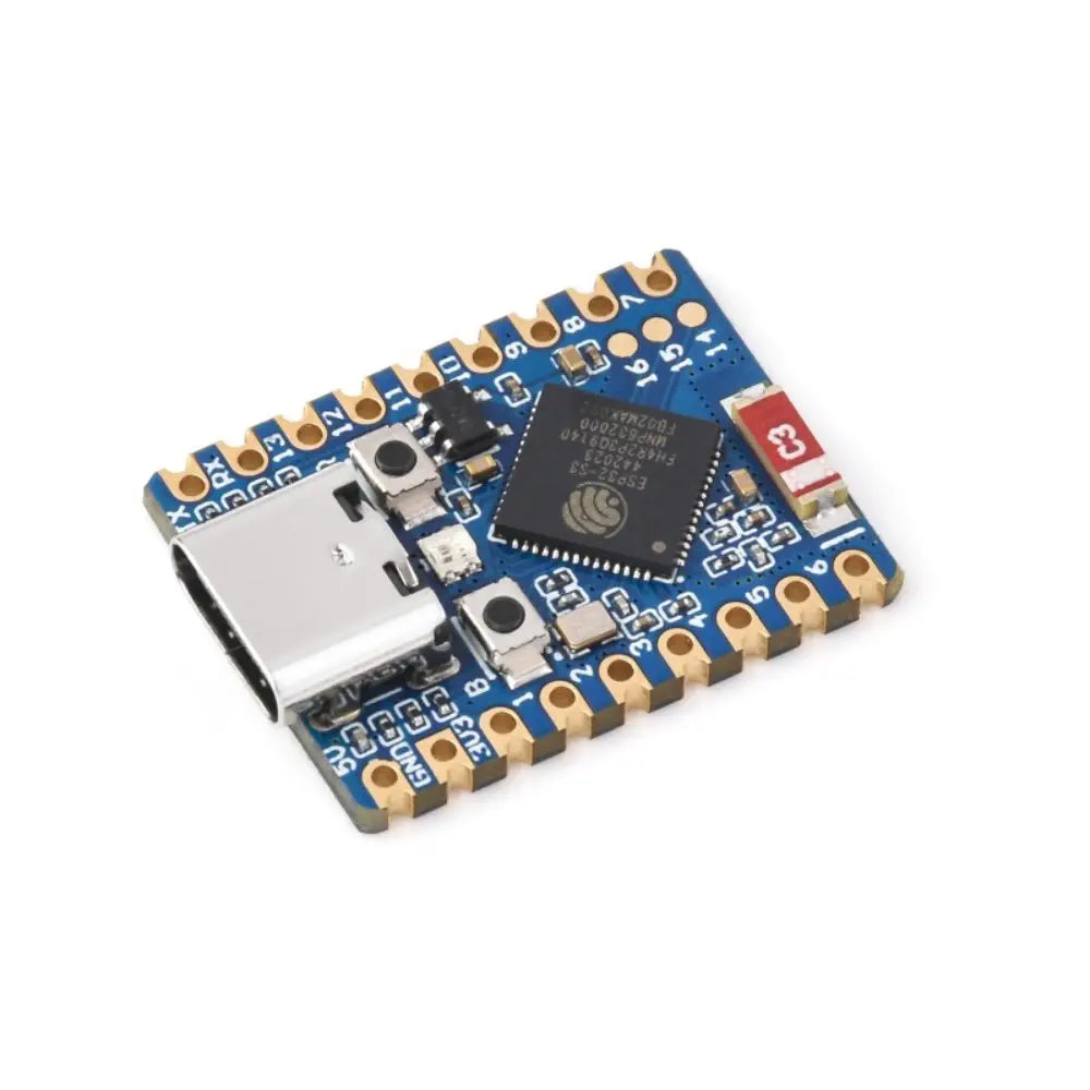 Waveshare ESP32-S3 Mini Dev Board, Based on ESP32-S3FH4R2 Dual-Core, 240MHz, 2.4GHz Wi-Fi & Bluetooth 5 (w/ Headers)