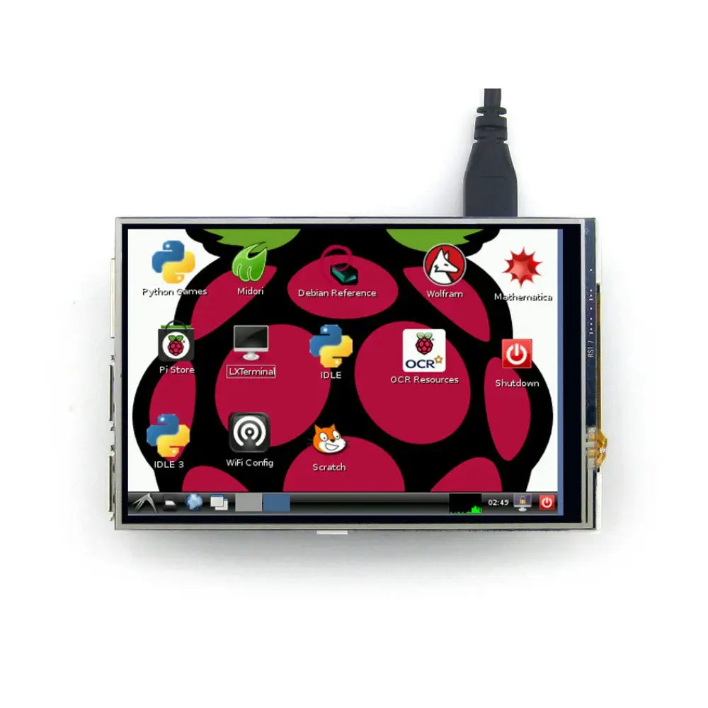 Waveshare 4" RPi LCD (A), 480x320
