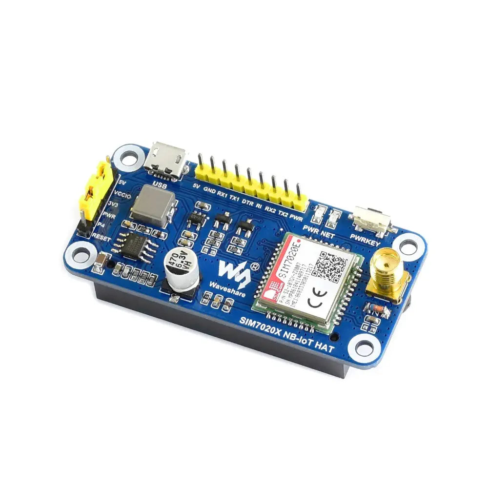 Waveshare NB-IoT HAT for Raspberry Pi (Europe, Asia, Africa, Australia)