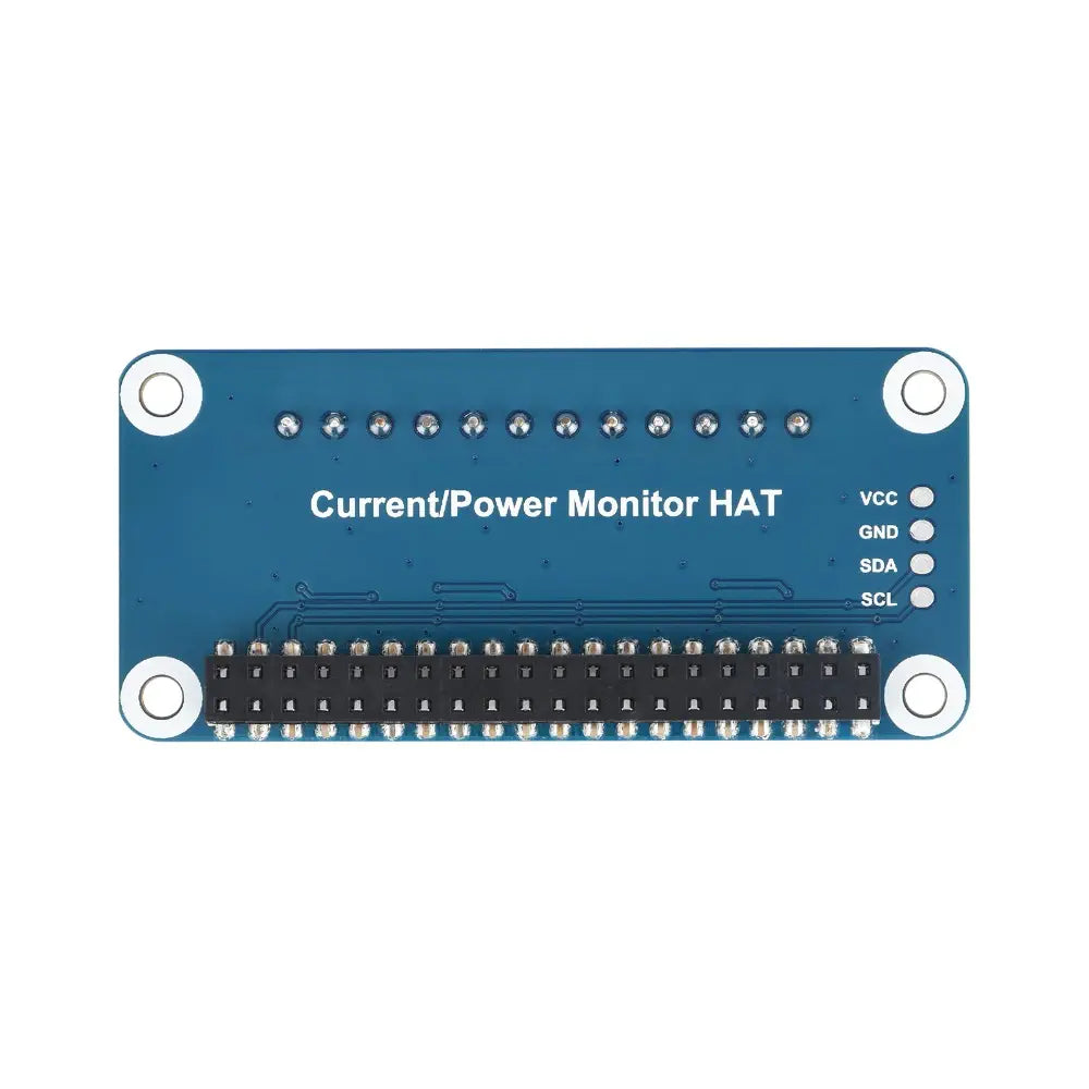 Waveshare Current/Voltage/Power Monitor HAT for Raspberry Pi, 4-Ch, I2C/SMBus