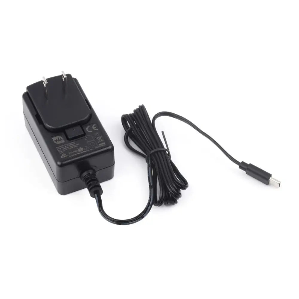 Waveshare Raspberry Pi 4 USB-C Power Supply, 5V / 3A (UK)