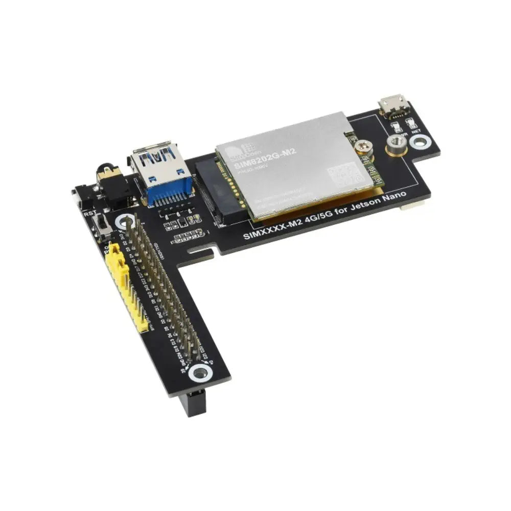 Waveshare 5G/4G/3G Module Designed for Jetson Nano, Multi Mode Multi Band (SIM8202G-M2, EU)