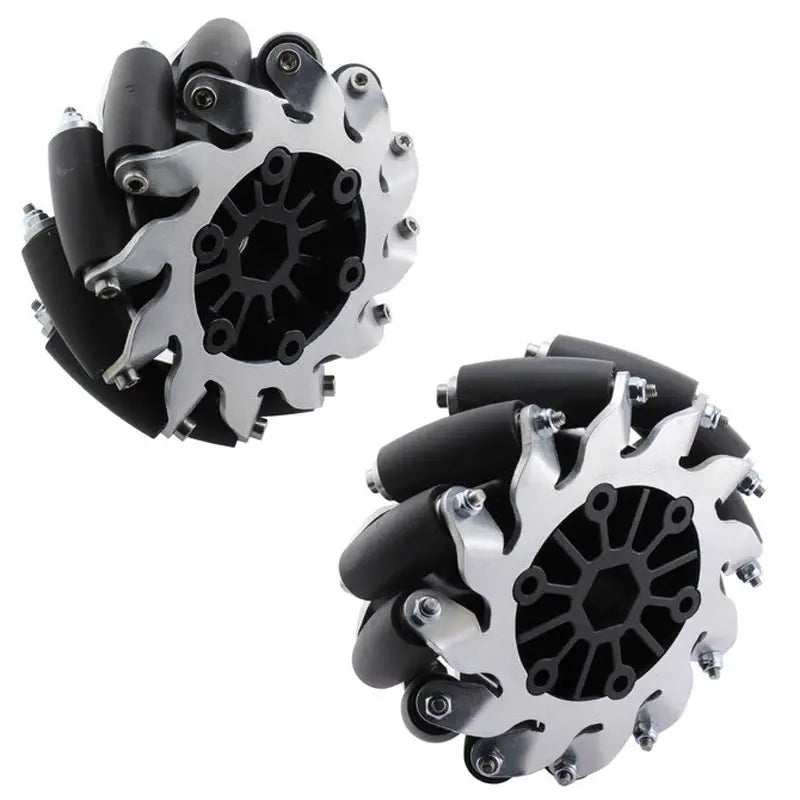 AndyMark 4in. BB Mecanum Wheel 0.5in. Hex Bore Full Set