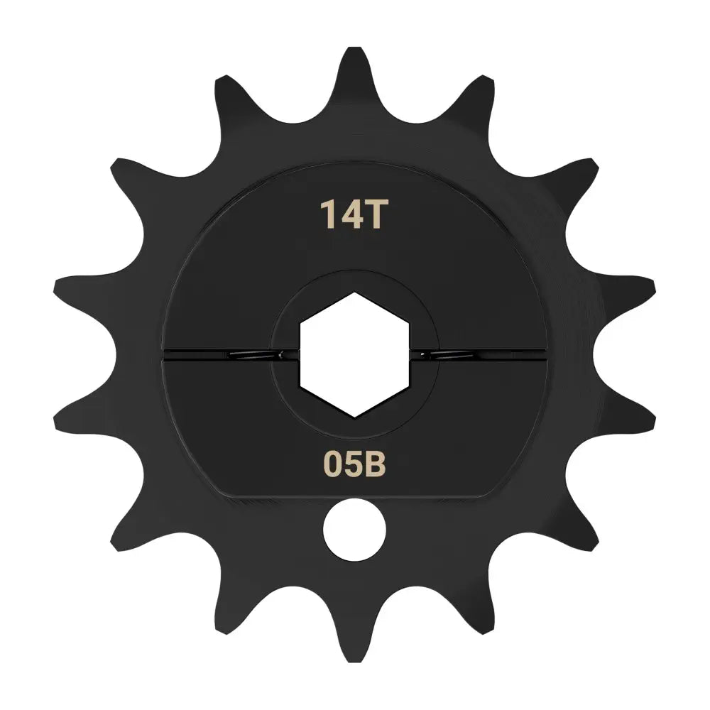 ServoCity 8mm Pitch Steel Clamping Sprocket (8mm REX™ Bore, 14 Tooth)