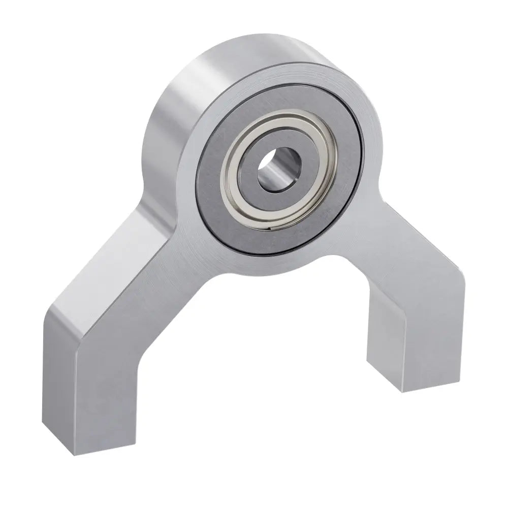 ServoCity 4mm Bore 1-Side, 2-Post Pillow Block (24mm Height)