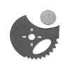 FingerTech 3.5" x 3mm Asymmetric Titanium Disc