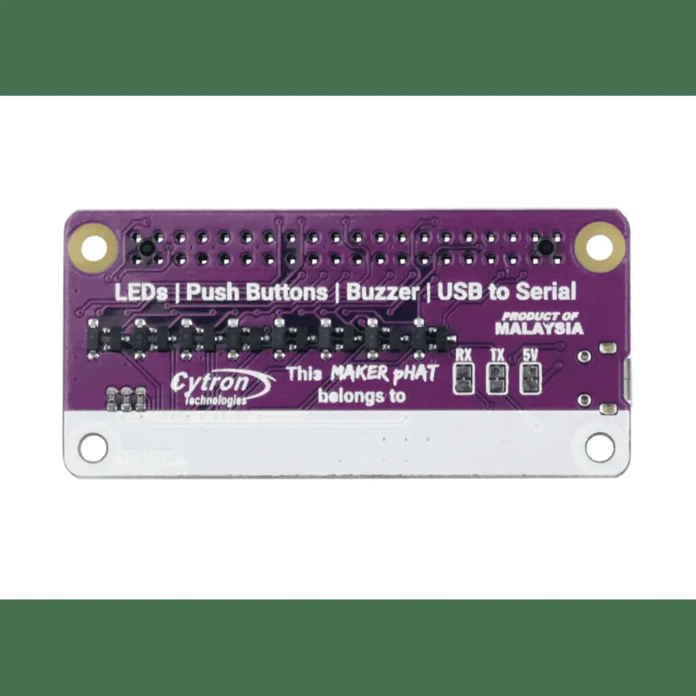 Cytron Maker pHAT: Simplifying Raspberry Pi for Education
