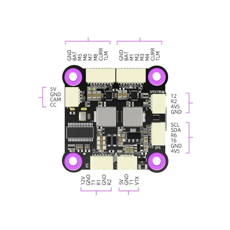 Radiolink F722 Racing Flight Controller Integrated OSD BEC Open-Source Betaflight