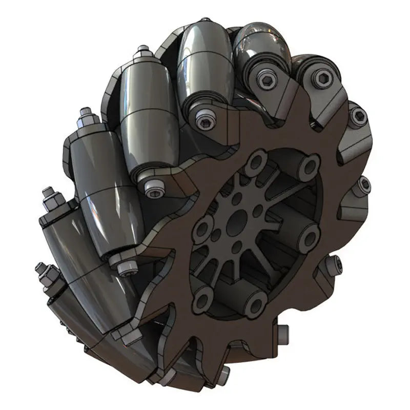 AndyMark BB Mecanum Wheel 4in. Nub Bore Left