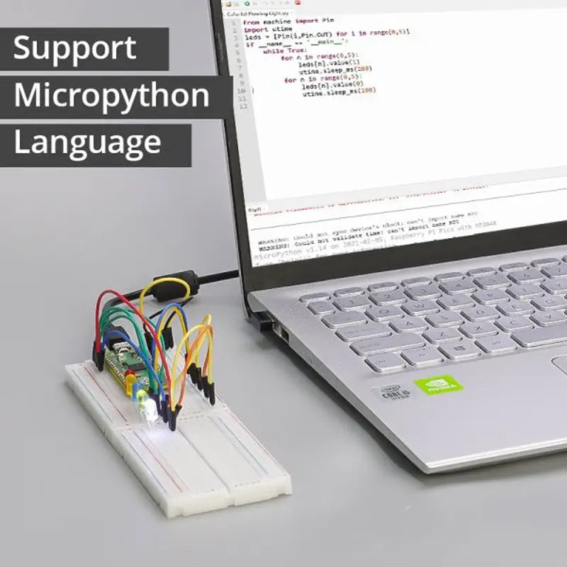 Elecrow Raspberry Pi Pico Advanced Kit w/ 32 Modules & 32 Projects (w/o Raspberry Pi Pico Board)
