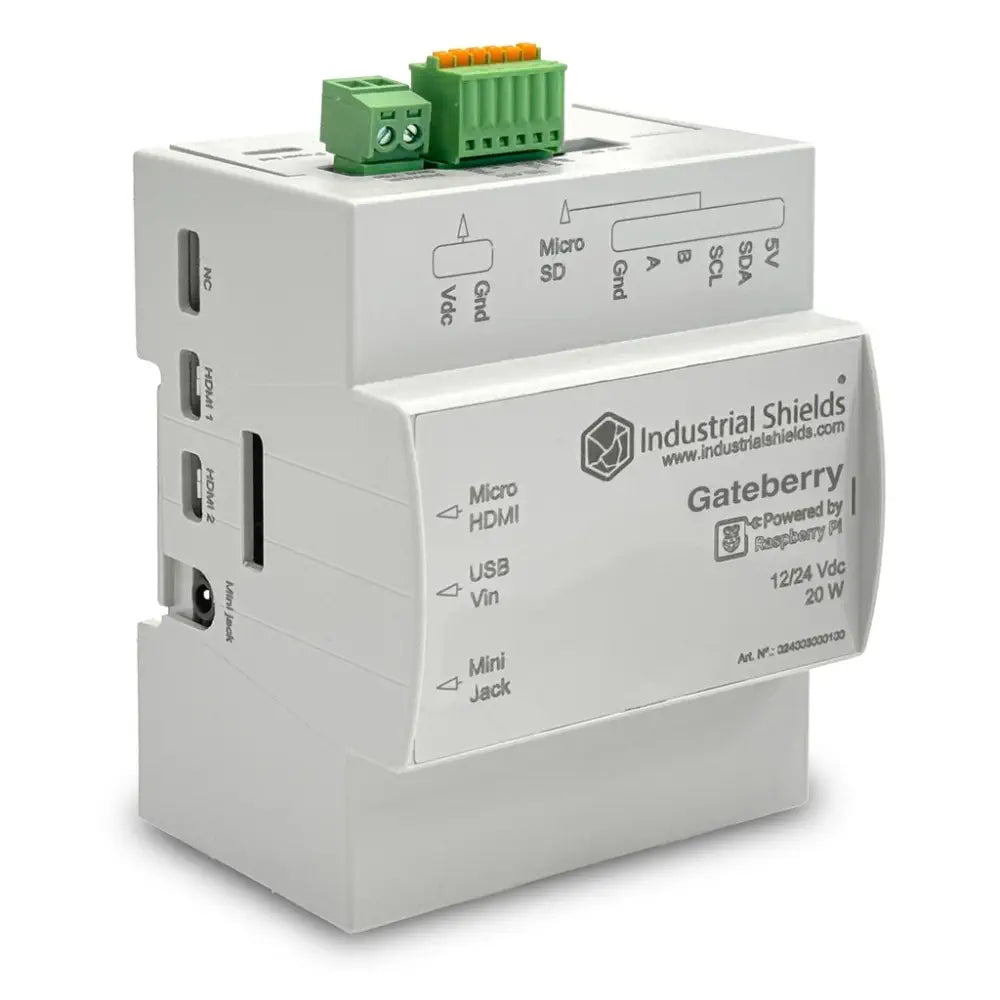 Industrial Shields GateBerry PI Raspberry PI 4B 4GB RAM + LoRA (USA-915MHz)
