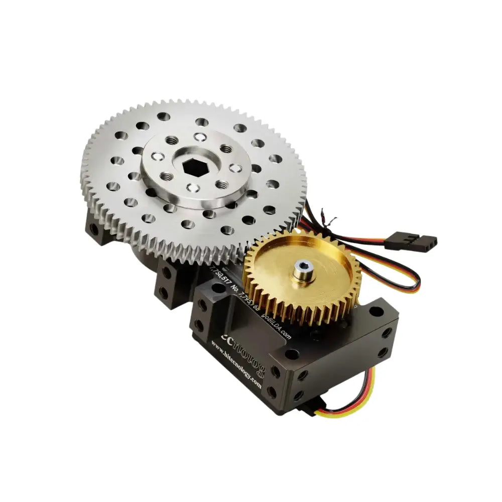 ServoCity Shark-2 Servo Gearbox (0.28 Sec/60°, 36 RPM, 944oz-in Torque, 1260° Rotation) - Continuous Mode