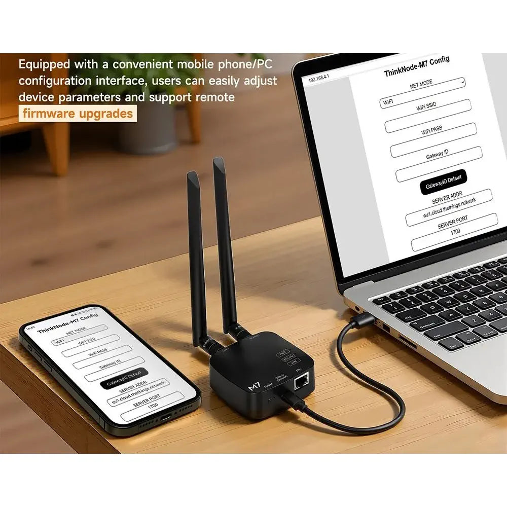 ThinkNode M7 Meshtastic Wireless Communication Gateway, PoE Power, ESP32-S3, LR1110