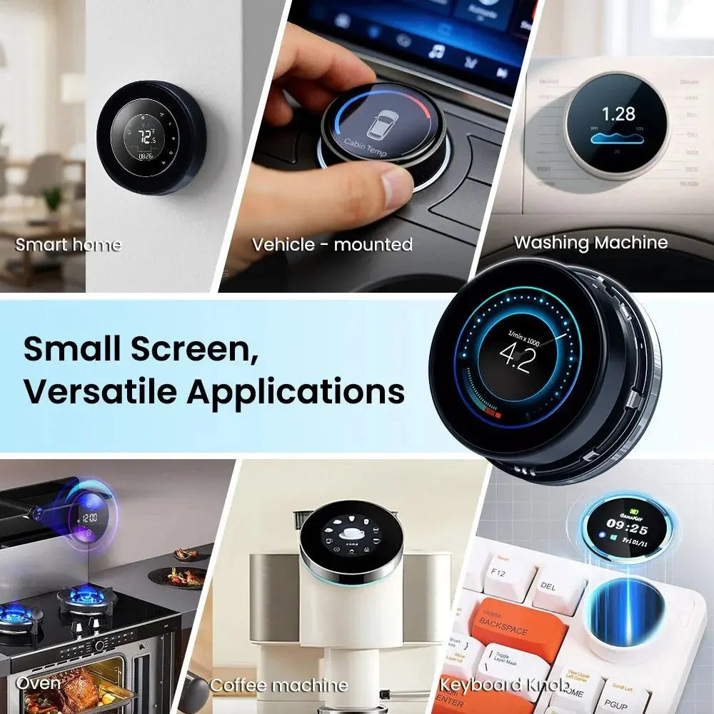 CrowPanel 1.46"-HMI ESP32 Rotary Display 360*360 IPS Round Touch Knob Screen