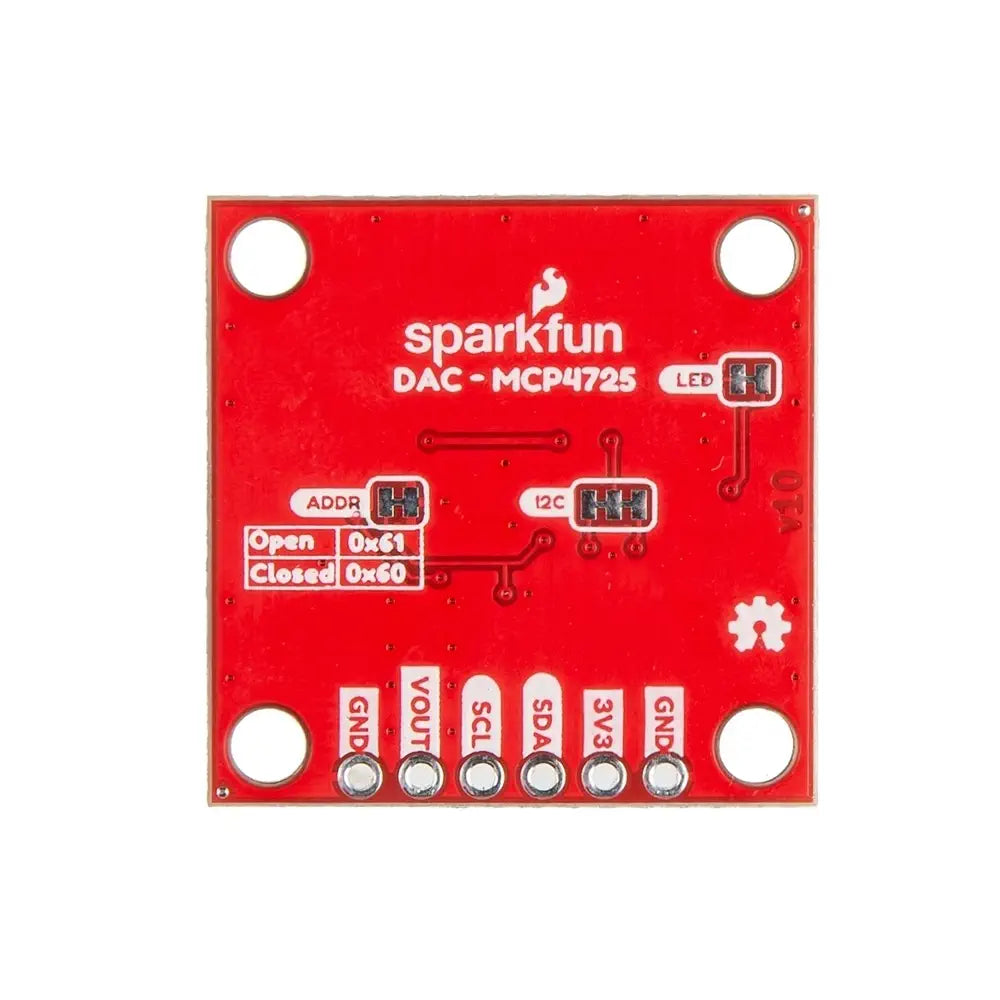 SparkFun Qwiic 12 Bit DAC Breakout - MCP4725 Digital-to-Analog Converter
