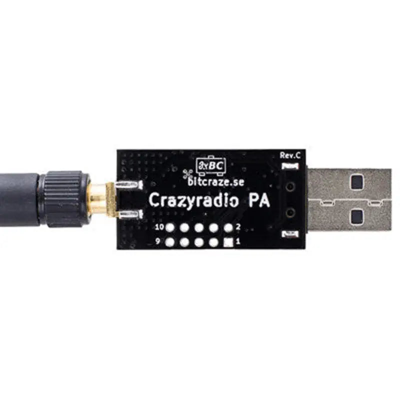 Bitcraze Crazyradio PA 2.4 GHz USB Dongle (Long Range, nRF24LU1+)