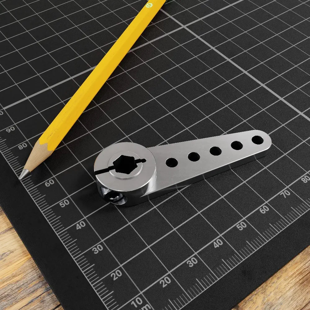 ServoCity Clamping Control-Arm (8mm REX® Bore, 48mm Length)