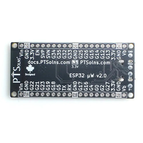 PTSolns ESP32 microWatt Development Board Microcontroller