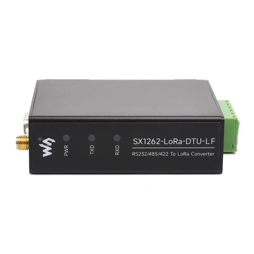 Waveshare Rail-mount SX1262 LoRa Data Transfer Unit, RS232/RS485/RS422, LF (US)