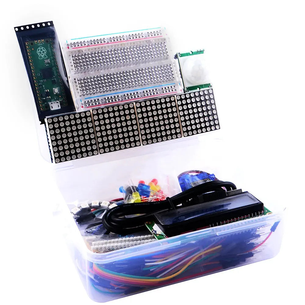 GEEEKPi Raspberry Pi Pico Starter Kit (MicroPython) - RobotShop