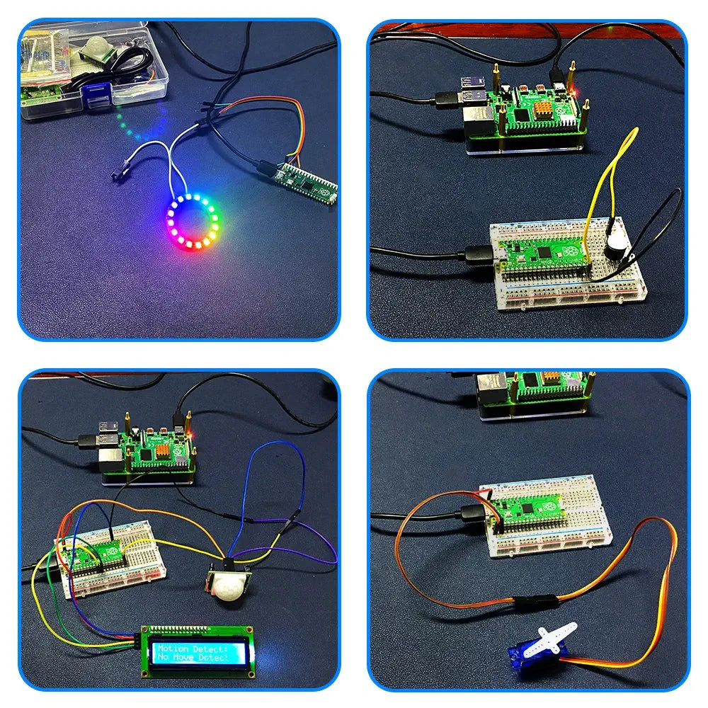 GEEEKPi Raspberry Pi Pico Starter Kit (MicroPython) - RobotShop