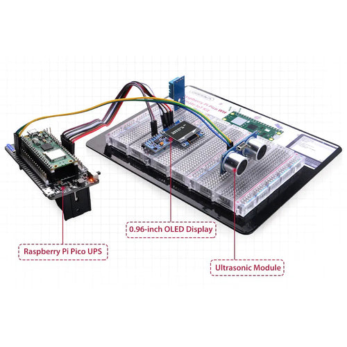 Raspberry Pi Pico W IoT Starter Kit w/ OLED Display & Multiple Sensors