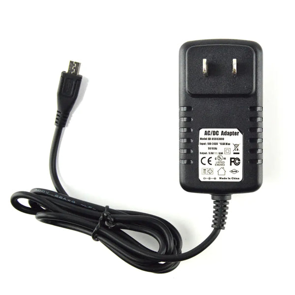 Wall Adapter Power Supply - 5V, 2A, 10W (USB Micro-B - View #3