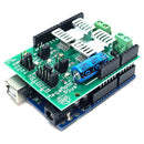 Robot Power MegaMoto Plus Dual Channel H-Bridge Motor Controller for Arduino 20A, 5-28V