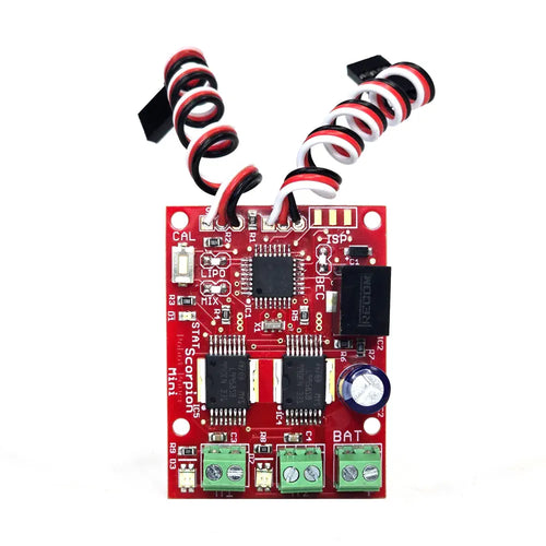 Robot Power Scorpion Mini Dual Channel R/C H-Bridge Motor Controller 6.5A, 6-28V