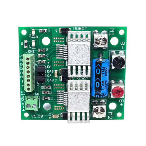 Robot Power Simple-H Dual Channel H-Bridge Controller 20A, 5-28V for 3-5V Logic