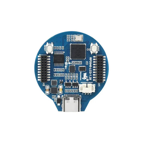 RP2040 MCU Board w/ 1.28inch Round LCD, Accelerometer & Gyroscope